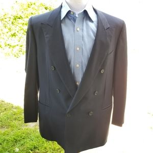 Ermenegildo Zegna 42R 100% Wool Dble Breasted Suit